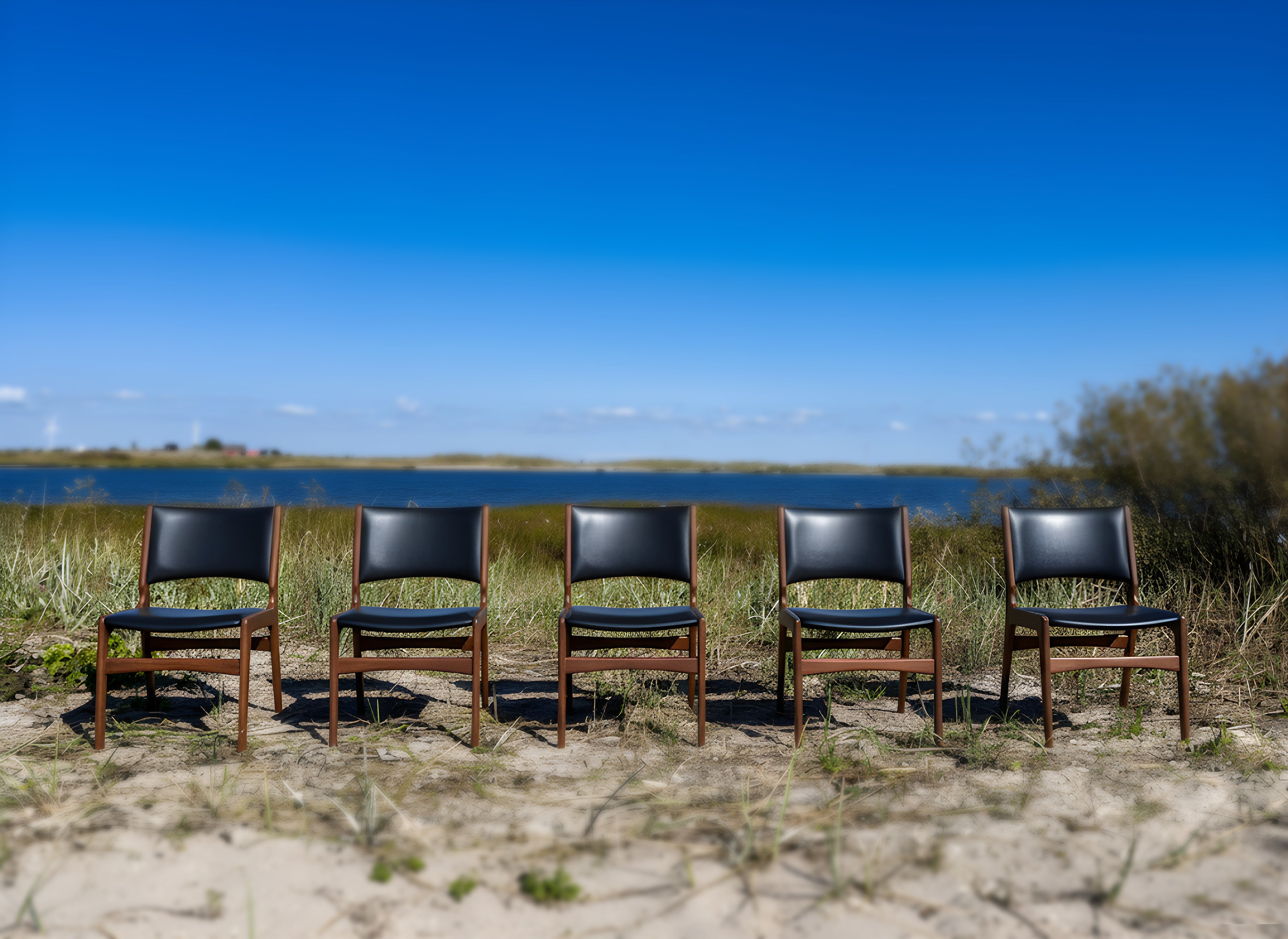 Erik Buch Model 89 Chairs in Teak SET OF 5