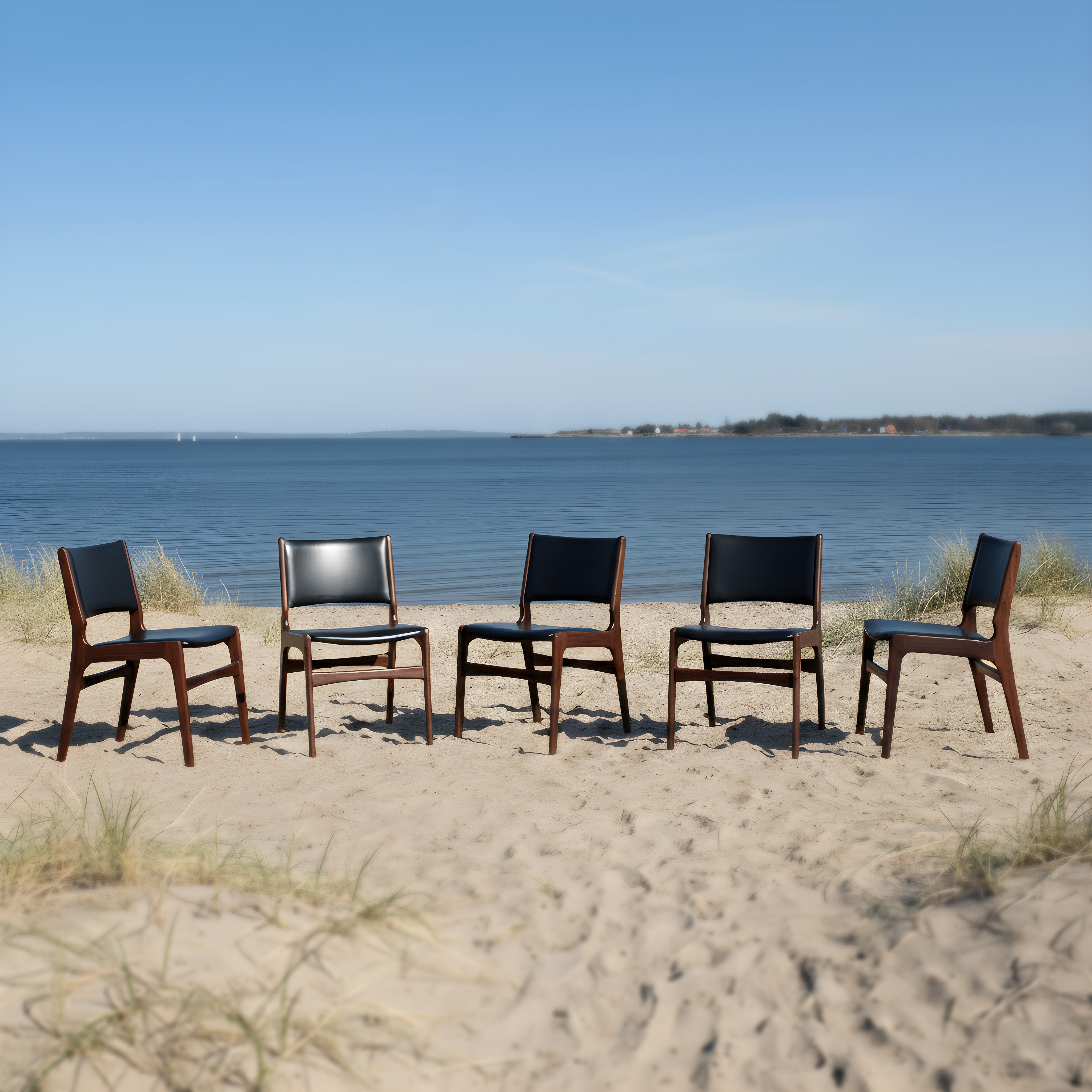 Erik Buch Model 89 Chairs in Teak SET OF 5